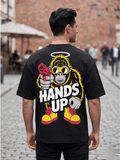 Hands Up Oversized Graphic T-Shirt