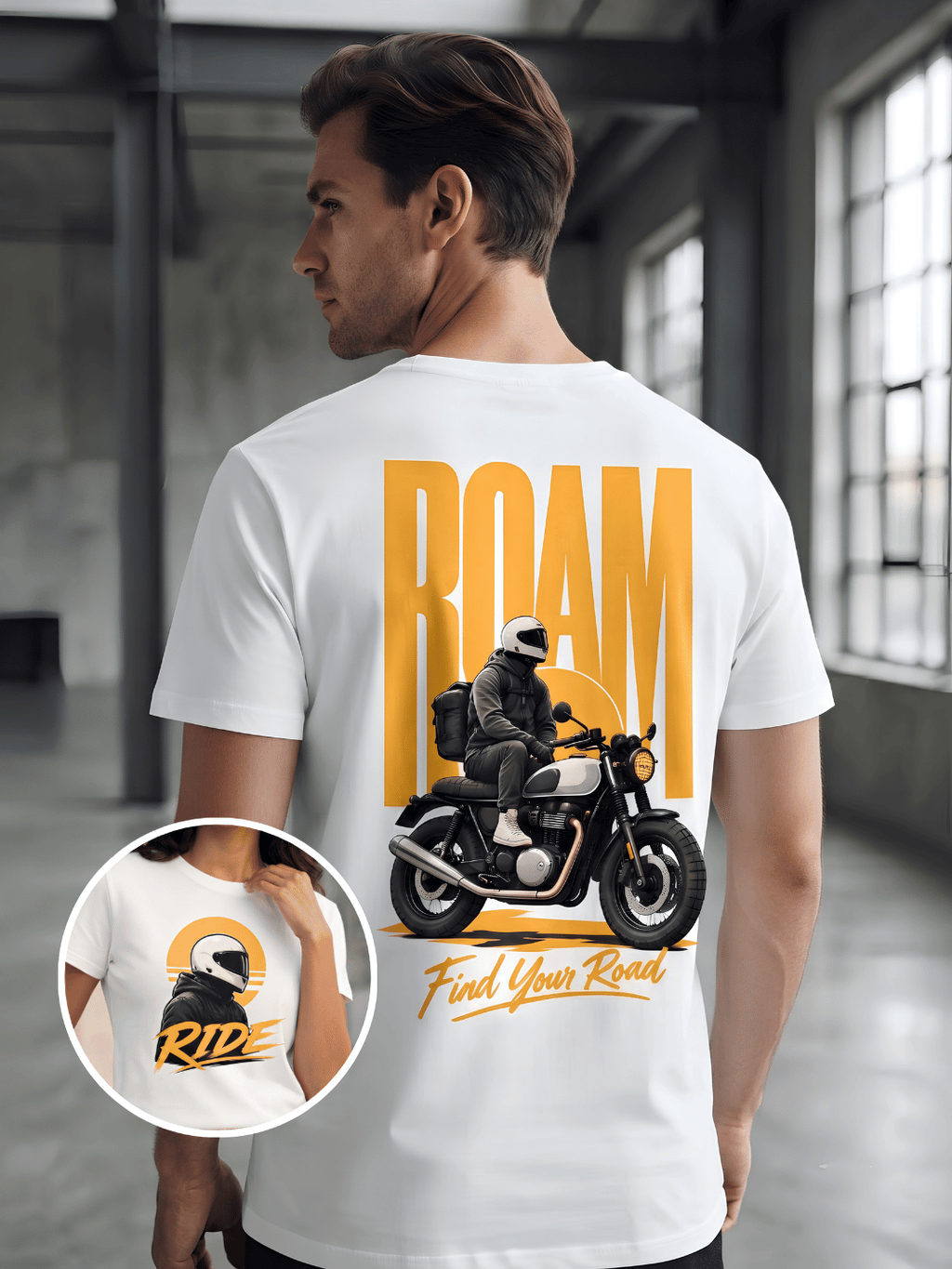 Roam Motorcycle Graphic Supima T-Shirt