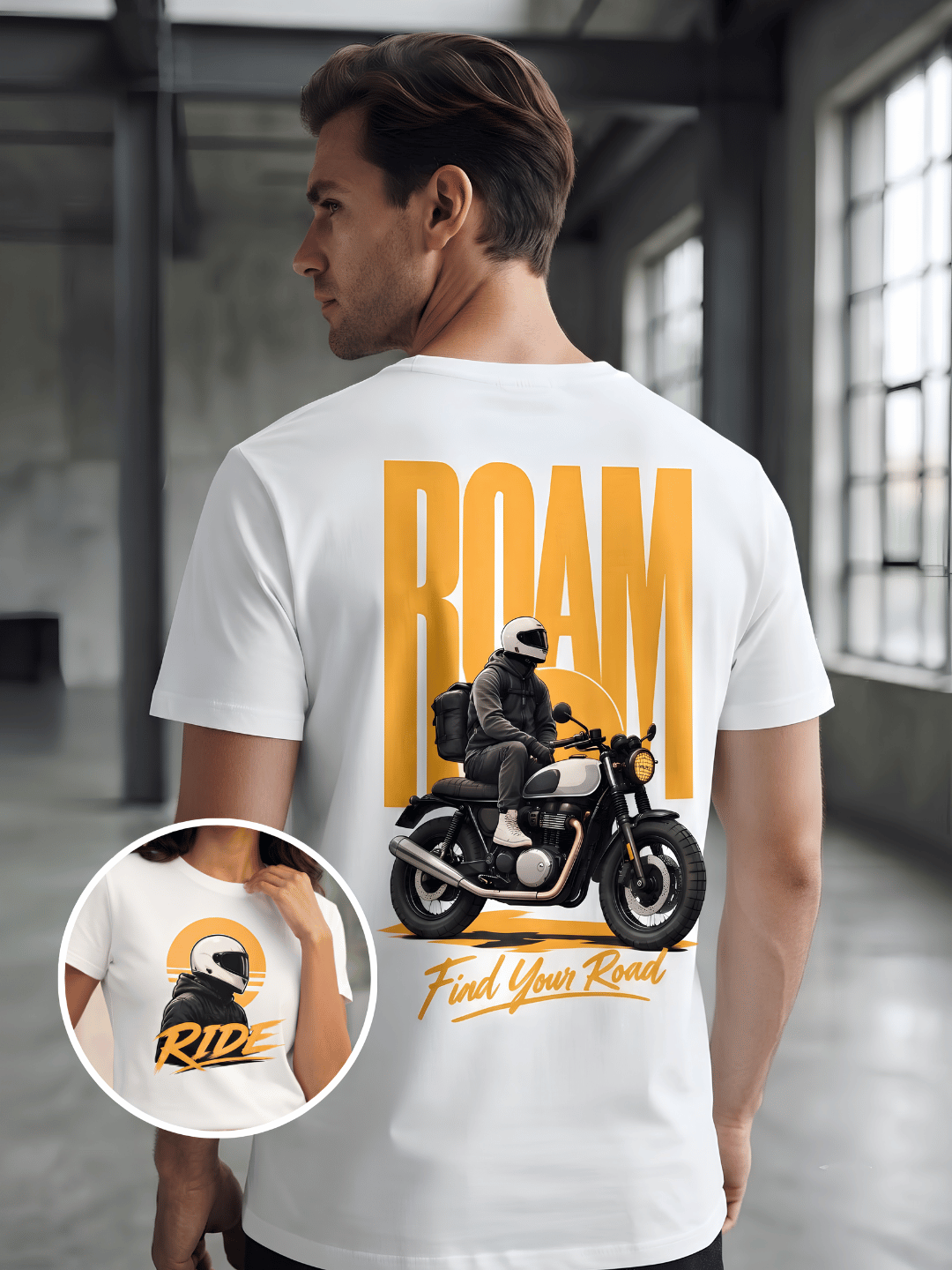Roam Motorcycle Graphic Supima T-Shirt