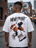 Move Silent Oversized Graphic T-Shirt