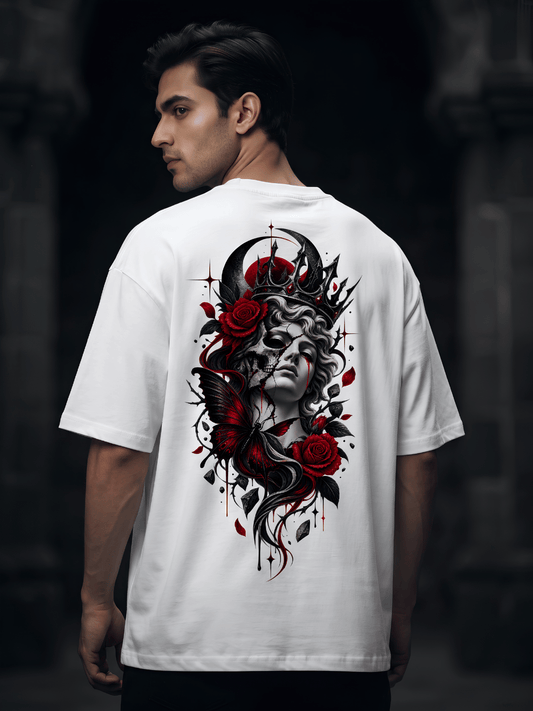 Dark Aesthetic Queen Oversized T-Shirt