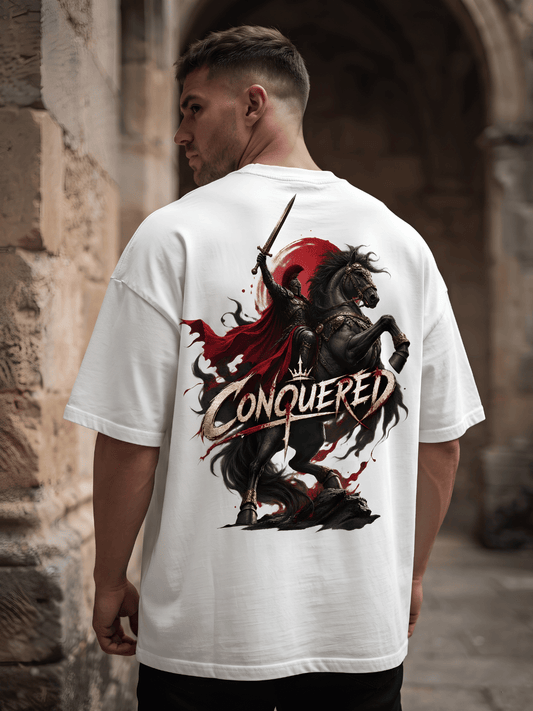 Conquered Warrior Oversized Graphic T-Shirt