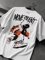 Move Silent Oversized Graphic T-Shirt