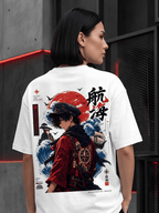 Japanese Inspired Oversized Graphic T-Shirt