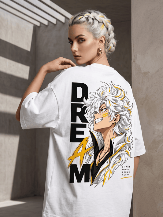Chase Alive Anime Oversized T-Shirt