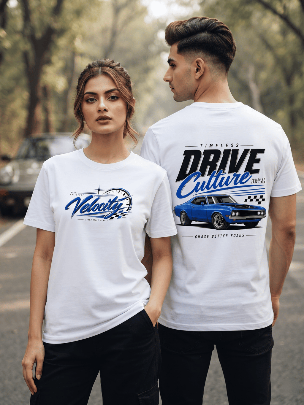 Drive Culture Graphic Car T-Shirt