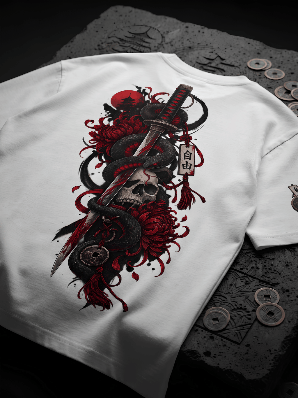 Freedom Snake Oversized T-Shirt