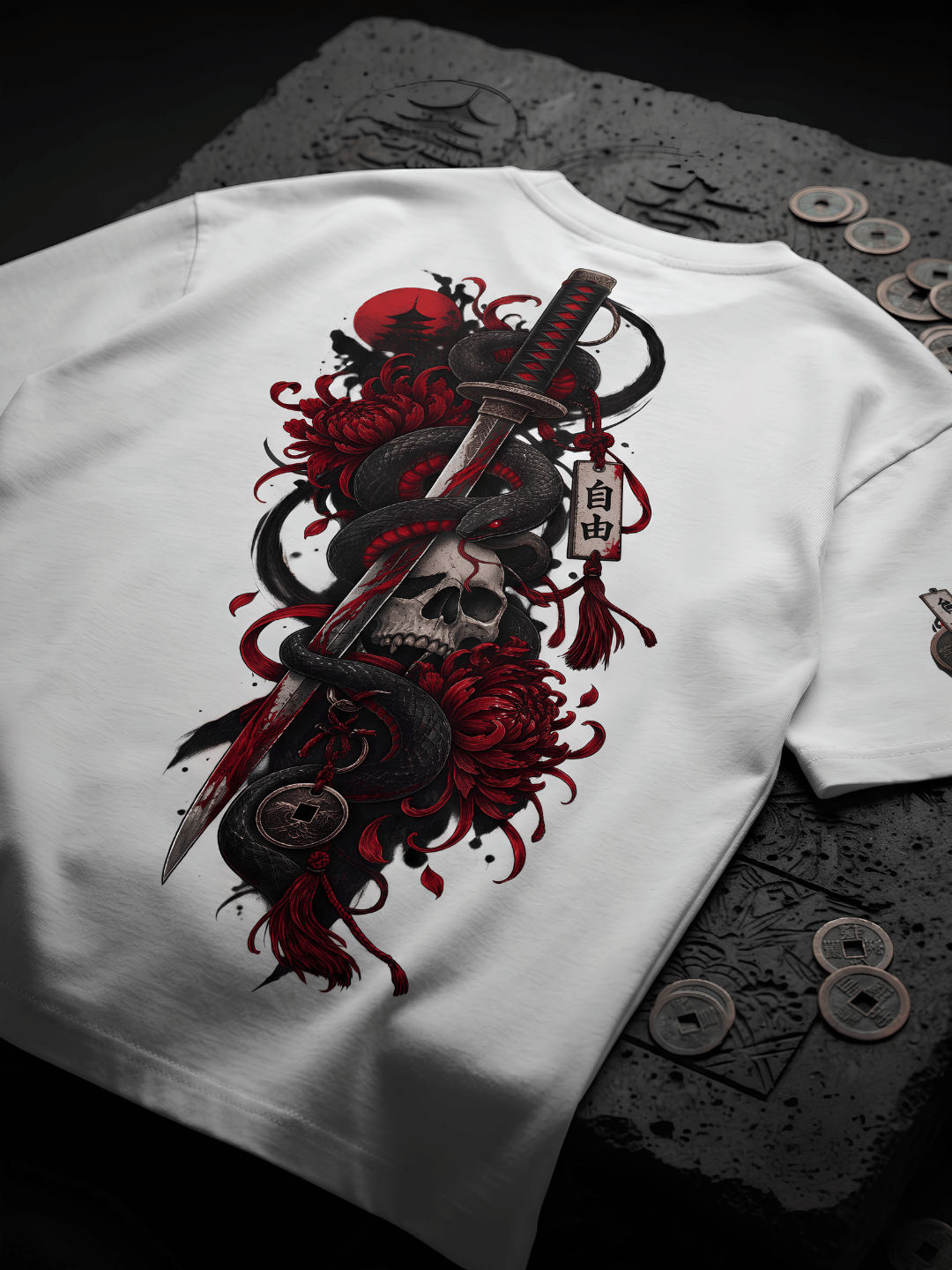 Freedom Snake Oversized T-Shirt