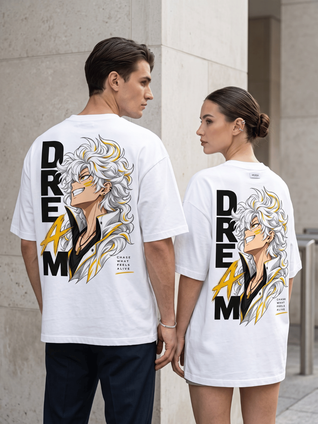 Chase Alive Anime Oversized T-Shirt