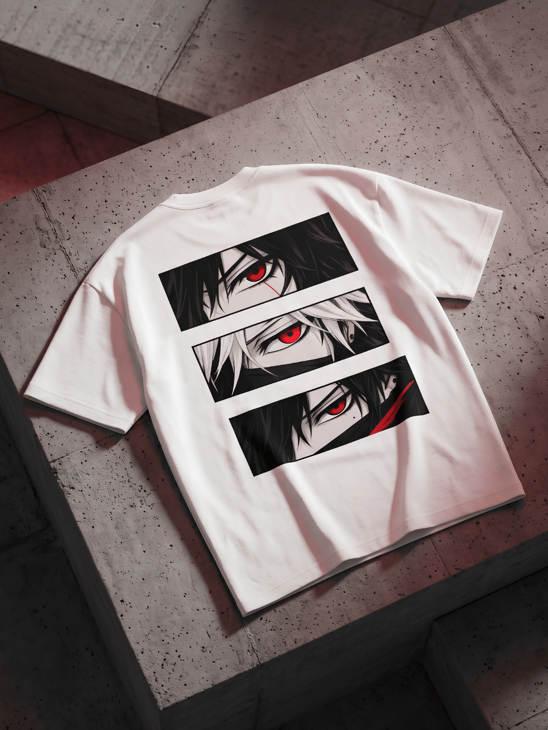 Awakened Eyes Anime Oversized T-Shirt