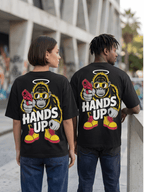 Hands Up Oversized Graphic T-Shirt