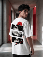 Awakened Eyes Anime Oversized T-Shirt
