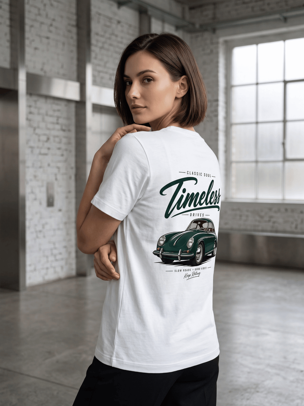 Timeless Drives Vintage Car T-Shirt