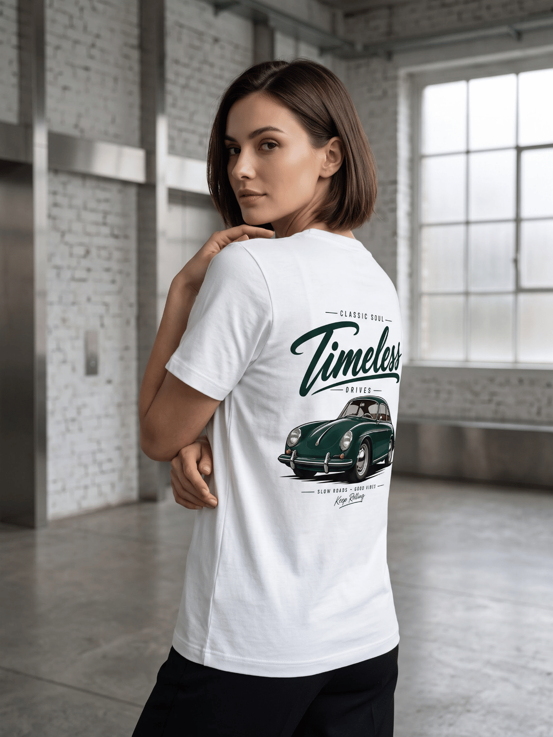 Timeless Drives Vintage Car T-Shirt