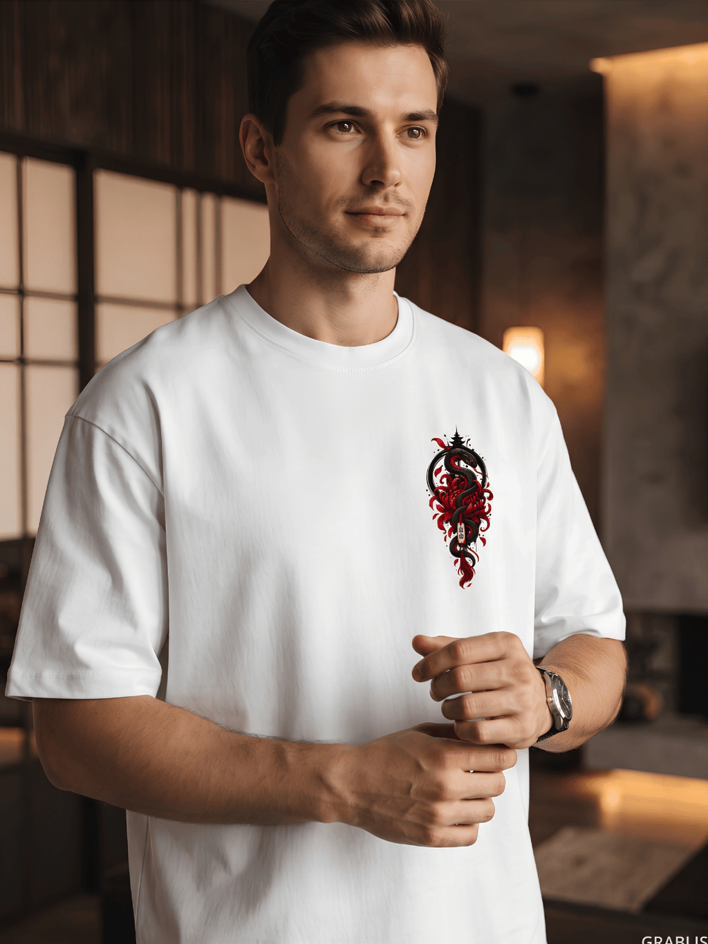 Freedom Snake Oversized T-Shirt