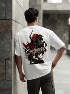Conquered Warrior Oversized Graphic T-Shirt
