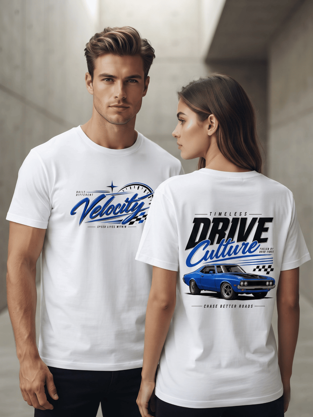 Drive Culture Graphic Car T-Shirt