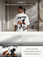 Move Silent Oversized Graphic T-Shirt
