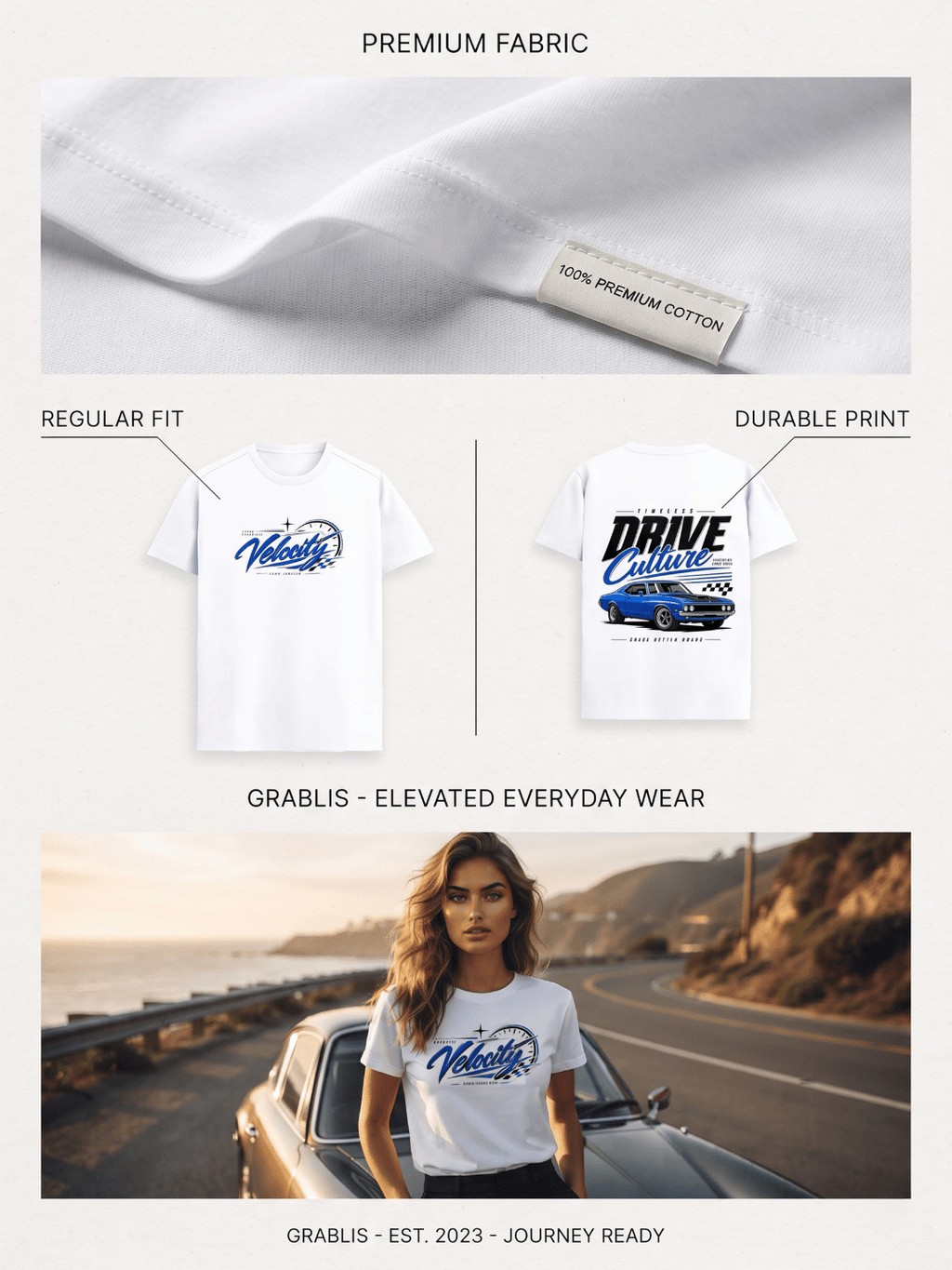 Drive Culture Graphic Car T-Shirt