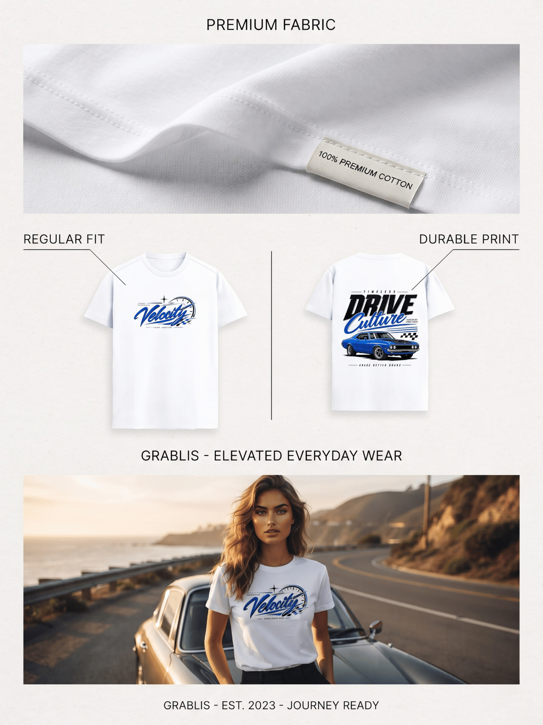 Drive Culture Graphic Car T-Shirt