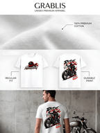 Rider Streetwear T-Shirt – Stay Wild Bike Graphic